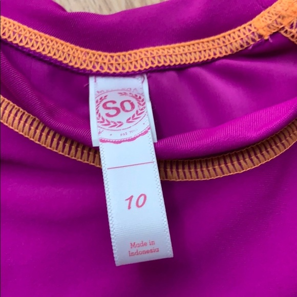Purple Aloha Pineapple Short Sleeve Rash Guard 10 - Picture 3 of 4